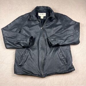 Eddie Bauer Midnight Leather Jacket